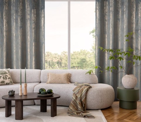 ZASŁONA GOTOWA DARA 140 X 250 CM SREBRNY