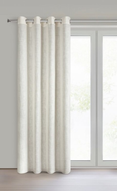 ZASŁONA GOTOWA ELINA 140 X 250 CM NATURALNY ZASŁONA GOTOWA ELINA 140 X 250 CM NATURALNY