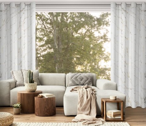 ZASŁONA GOTOWA MOLLY 140 X 250 CM BIAŁY ZASŁONA GOTOWA MOLLY 140 X 250 CM BIAŁY