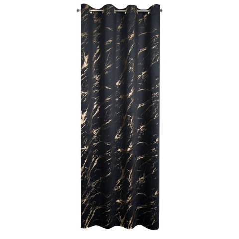 ZASŁONA GOTOWA MOLLY 140 X 250 CM CZARNY ZASŁONA GOTOWA MOLLY 140 X 250 CM CZARNY