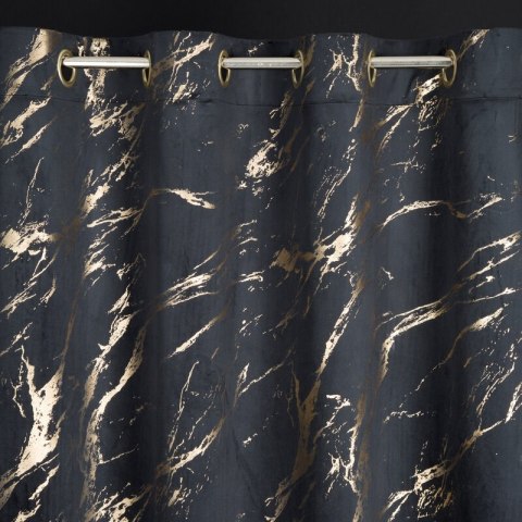 ZASŁONA GOTOWA MOLLY 140 X 250 CM CZARNY ZASŁONA GOTOWA MOLLY 140 X 250 CM CZARNY