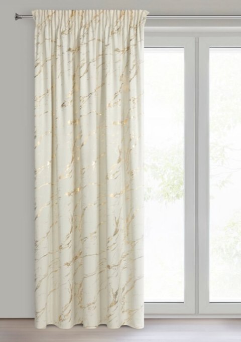 ZASŁONA GOTOWA MOLLY NA TAŚMIE 140 X 270 CM KREMOWY ZASŁONA GOTOWA MOLLY NA TAŚMIE 140 X 270 CM KREMOWY