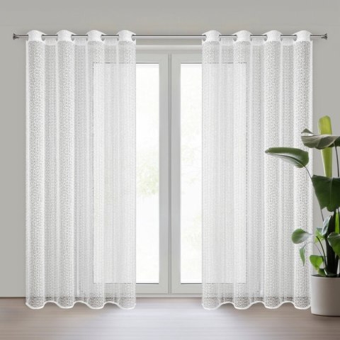 FIRANA GOTOWA KLOE 140 X 250 CM BIAŁY FIRANA GOTOWA KLOE 140 X 250 CM BIAŁY