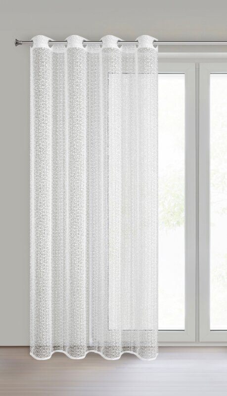 FIRANA GOTOWA KLOE 140 X 250 CM BIAŁY FIRANA GOTOWA KLOE 140 X 250 CM BIAŁY