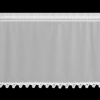 FIRANA GOTOWA LILI NA TAŚMIE 150 X 60 CM BIAŁY
