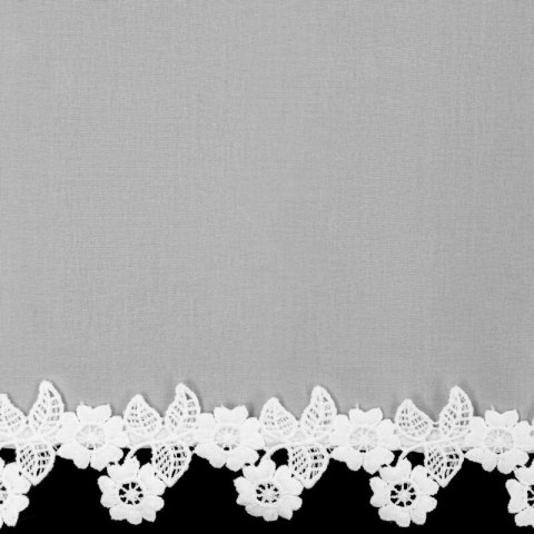 FIRANA GOTOWA LILI NA TAŚMIE 150 X 60 CM BIAŁY