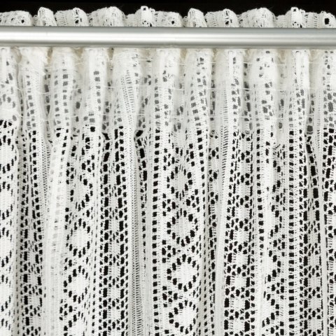 FIRANA GOTOWA LILIANA NA TAŚMIE 140 X 260 CM BIAŁY FIRANA GOTOWA LILIANA NA TAŚMIE 140 X 260 CM BIAŁY