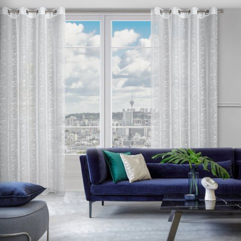 FIRANA GOTOWA REVA 140 X 250 CM BIAŁY