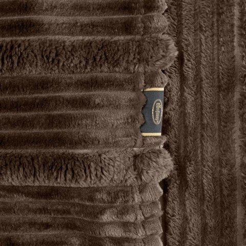 KOC NINA 220 X 200 CM CIEMNOBRĄZOWY