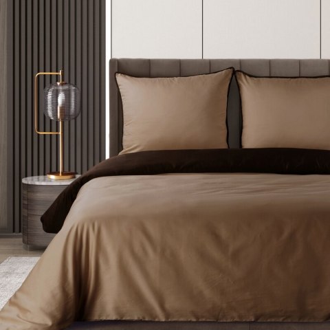 KOMPLET POŚCIELI LUNARA 140 X 200 CM JASNOBRĄZOWY