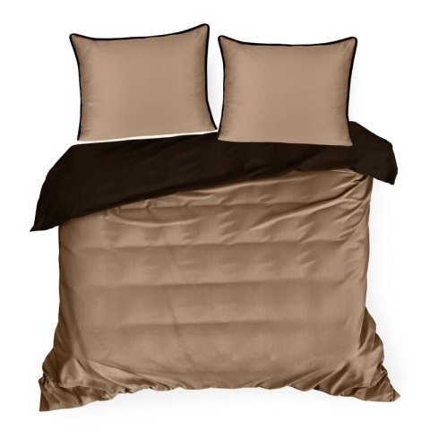 KOMPLET POŚCIELI LUNARA 160 X 200 CM JASNOBRĄZOWY