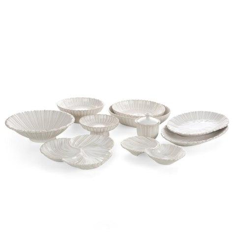 MISA DEKORACYJNA AVRIL 16 X 16 X 7 CM KREMOWY