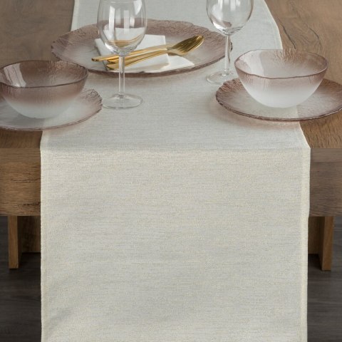 OBRUS DAGA 40 X 140 CM KREMOWY OBRUS DAGA 40 X 140 CM KREMOWY