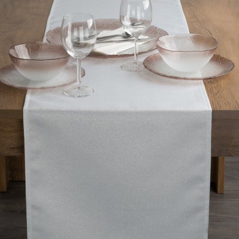 OBRUS EDNA 40 X 140 CM BIAŁY OBRUS EDNA 40 X 140 CM BIAŁY
