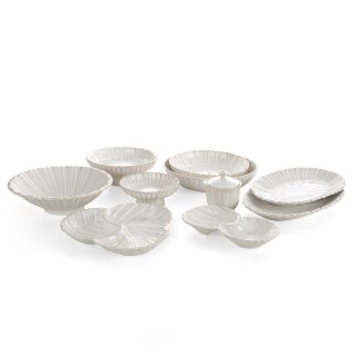 PATERA DEKORACYJNA AVRIL 25 X 25 X 4 CM KREMOWY