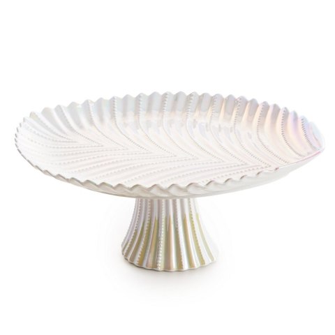 PATERA DEKORACYJNA NELA (01) 39 X 31 X 17 CM PERŁOWY PATERA DEKORACYJNA NELA (01) 39 X 31 X 17 CM PERŁOWY