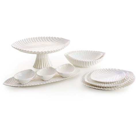 PATERA DEKORACYJNA NELA (03) 28 X 22 X 3 CM PERŁOWY PATERA DEKORACYJNA NELA (03) 28 X 22 X 3 CM PERŁOWY