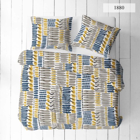 Seersucker bedding 1880N/160x200 KORALOVE Seersucker bedding 1880N/160x200 KORALOVE