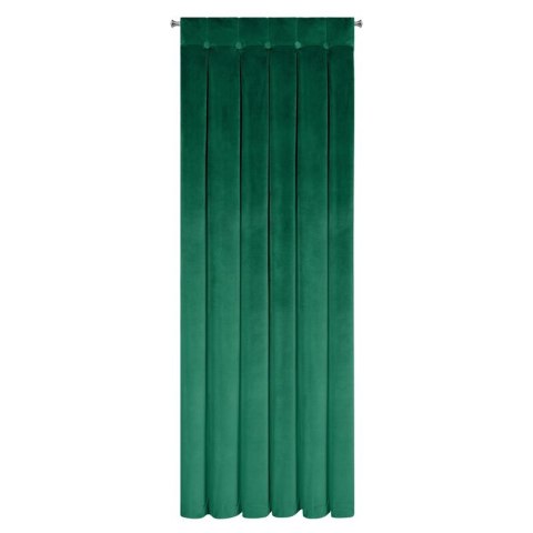 ZASŁONA GOTOWA ALITA NA SZELKACH 140 X 250 CM CIEMNOZIELONY ZASŁONA GOTOWA ALITA NA SZELKACH 140 X 250 CM CIEMNOZIELONY