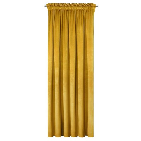 ZASŁONA GOTOWA D91 ROSA NA TAŚMIE 140 X 270 CM MUSZTARDOWY ZASŁONA GOTOWA D91 ROSA NA TAŚMIE 140 X 270 CM MUSZTARDOWY
