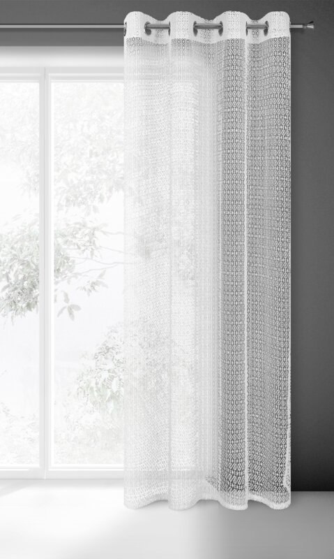 ZASŁONA GOTOWA LARA 140 X 250 CM BIAŁY ZASŁONA GOTOWA LARA 140 X 250 CM BIAŁY