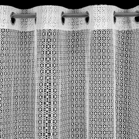 ZASŁONA GOTOWA LARA 140 X 250 CM BIAŁY ZASŁONA GOTOWA LARA 140 X 250 CM BIAŁY