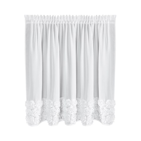 ZASŁONA GOTOWA ROSES 11 NA TAŚMIE 150 X 70 CM BIAŁY ZASŁONA GOTOWA ROSES 11 NA TAŚMIE 150 X 70 CM BIAŁY