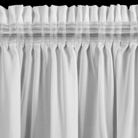 ZASŁONA GOTOWA ROSES 3 NA TAŚMIE 350 X 270 CM BIAŁY ZASŁONA GOTOWA ROSES 3 NA TAŚMIE 350 X 270 CM BIAŁY