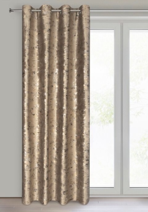 ZASŁONA GOTOWA TAMI 140 X 250 CM BRĄZOWY ZASŁONA GOTOWA TAMI 140 X 250 CM BRĄZOWY