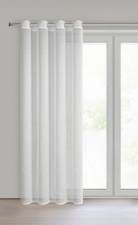 FIRANA GOTOWA ELIRA 140 X 250 CM BIAŁY FIRANA GOTOWA ELIRA 140 X 250 CM BIAŁY