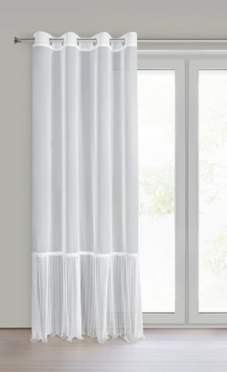 FIRANA GOTOWA HANA 140 X 250 CM BIAŁY