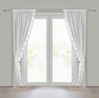 FIRANA GOTOWA LETI NA TAŚMIE 140 X 270 CM BIAŁY