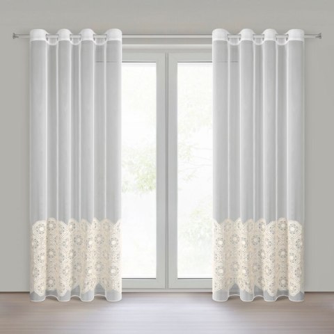 FIRANA GOTOWA LIZA 140 X 250 CM BEŻOWY