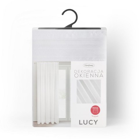 FIRANA GOTOWA LUCY NA TAŚMIE 140 X 270 CM BIAŁY FIRANA GOTOWA LUCY NA TAŚMIE 140 X 270 CM BIAŁY