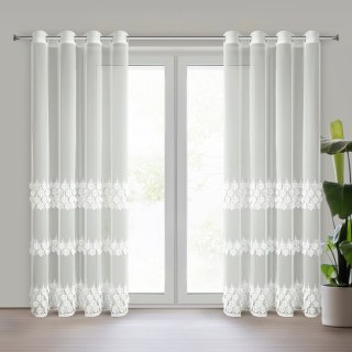 FIRANA GOTOWA NIRA 140 X 250 CM KREMOWY