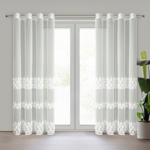 FIRANA GOTOWA NIRA 140 X 250 CM KREMOWY FIRANA GOTOWA NIRA 140 X 250 CM KREMOWY