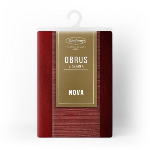 OBRUS GLAMO 140 X 220 CM BORDOWY OBRUS GLAMO 140 X 220 CM BORDOWY