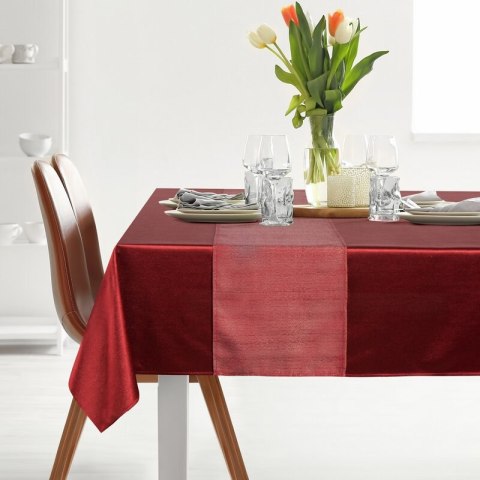 OBRUS GLAMO 140 X 220 CM BORDOWY OBRUS GLAMO 140 X 220 CM BORDOWY