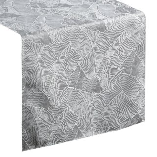 OBRUS ISLA 40 X 140 CM SREBRNY