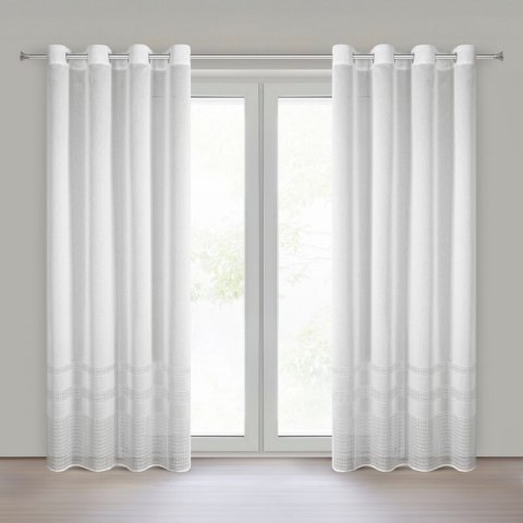 ZASŁONA GOTOWA ELIRA 140 X 250 CM BIAŁY ZASŁONA GOTOWA ELIRA 140 X 250 CM BIAŁY