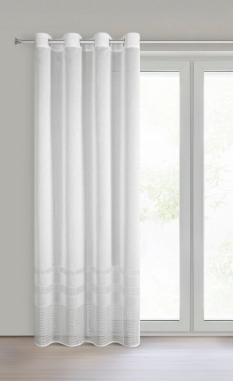 ZASŁONA GOTOWA ELIRA 140 X 250 CM BIAŁY ZASŁONA GOTOWA ELIRA 140 X 250 CM BIAŁY