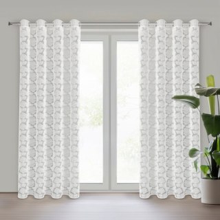ZASŁONA GOTOWA JASMIN 1 140 X 250 CM BIAŁY