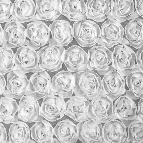 ZASŁONA GOTOWA ROSES 1 NA TAŚMIE 140 X 270 CM BIAŁY ZASŁONA GOTOWA ROSES 1 NA TAŚMIE 140 X 270 CM BIAŁY
