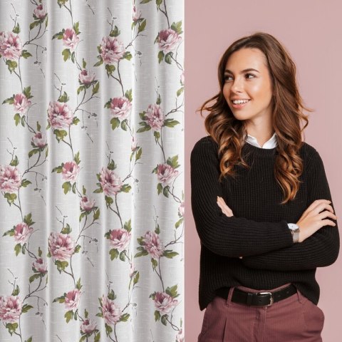 ZASŁONA GOTOWA RUTH 135 X 250 CM BIAŁY ZASŁONA GOTOWA RUTH 135 X 250 CM BIAŁY