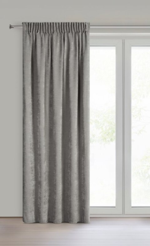 ZASŁONA GOTOWA VANI NA TAŚMIE 140 X 270 CM SZARY ZASŁONA GOTOWA VANI NA TAŚMIE 140 X 270 CM SZARY