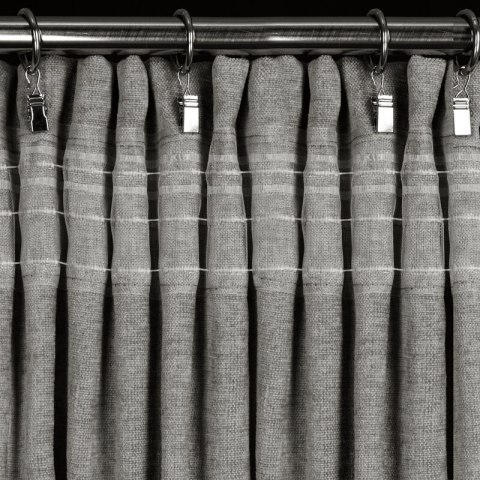 ZASŁONA GOTOWA VANI NA TAŚMIE 140 X 270 CM SZARY ZASŁONA GOTOWA VANI NA TAŚMIE 140 X 270 CM SZARY