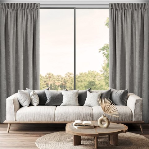 ZASŁONA GOTOWA VANI NA TAŚMIE 140 X 270 CM SZARY ZASŁONA GOTOWA VANI NA TAŚMIE 140 X 270 CM SZARY