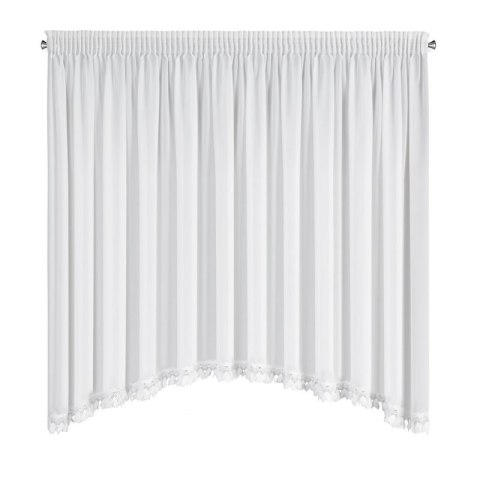 FIRANA GOTOWA LORETA 2 NA TAŚMIE 400 X 160 CM BIAŁY FIRANA GOTOWA LORETA 2 NA TAŚMIE 400 X 160 CM BIAŁY