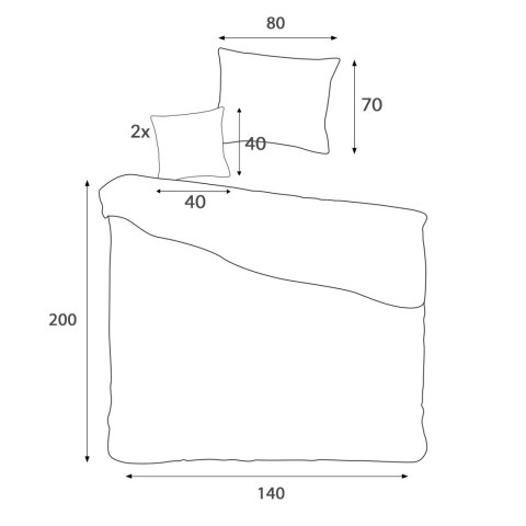 Pościel satyna bambusowo-bawełniana (P) STRIPE CORNFLOWER/140x200 +1x70x80 z listwą +2x40x40 BAMBOO Pościel satyna bambusowo-bawełniana (P) STRIPE CORNFLOWER/140x200 +1x70x80 z listwą +2x40x40 BAMBOO