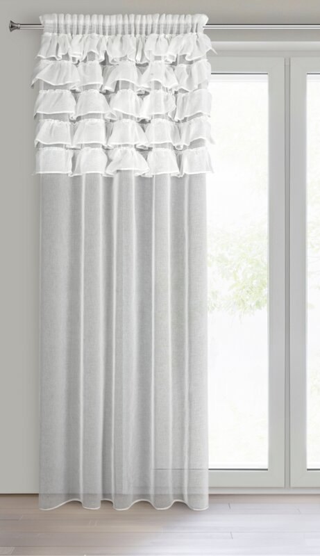 FIRANA GOTOWA AURA NA TAŚMIE 140 X 270 CM BIAŁY FIRANA GOTOWA AURA NA TAŚMIE 140 X 270 CM BIAŁY